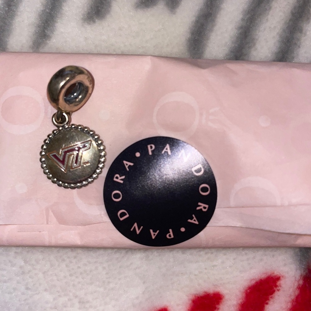 Virginia Tech Pandora Bracelet Charm